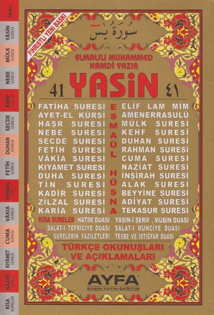 41 Yasin Orta Boy Ayfa