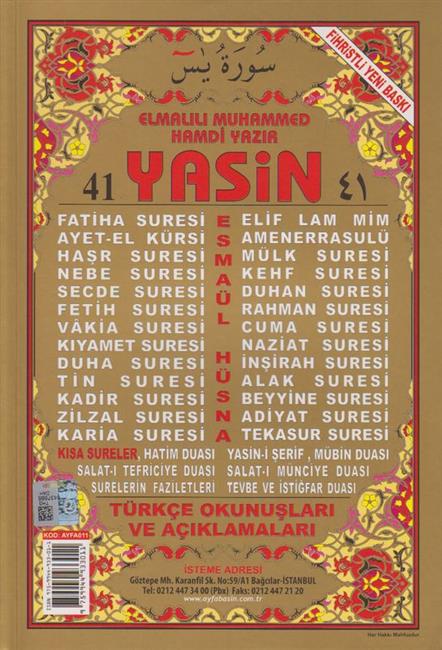 41 Yasin Orta Boy Ayfa