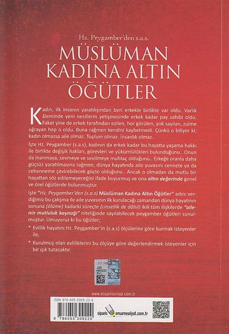 Hz. Peygamber'den (S.A.V) Müslüman Kadına Altın Öğütler