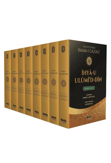 İhyâ-u Ulûmi'd-Dîn (Ciltli, 8 CiltKüçük Boy)