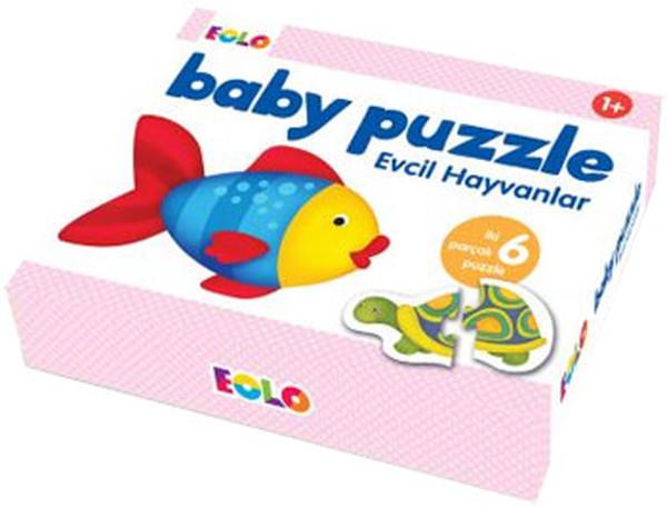 Eolo 1 +  Baby Puzzle Evcil Hayvanlar Iki Parcali 6 Puzzle