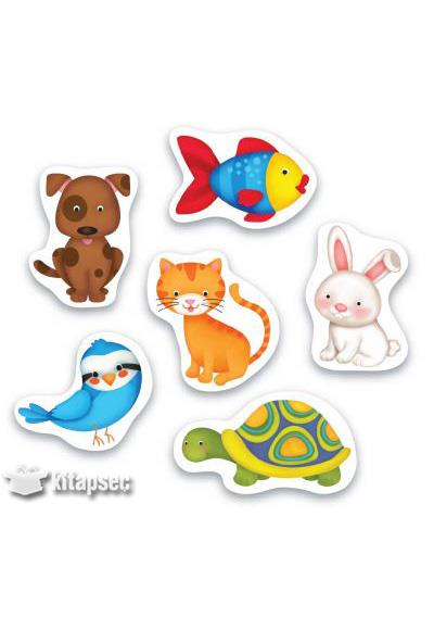 Eolo 1 +  Baby Puzzle Evcil Hayvanlar Iki Parcali 6 Puzzle