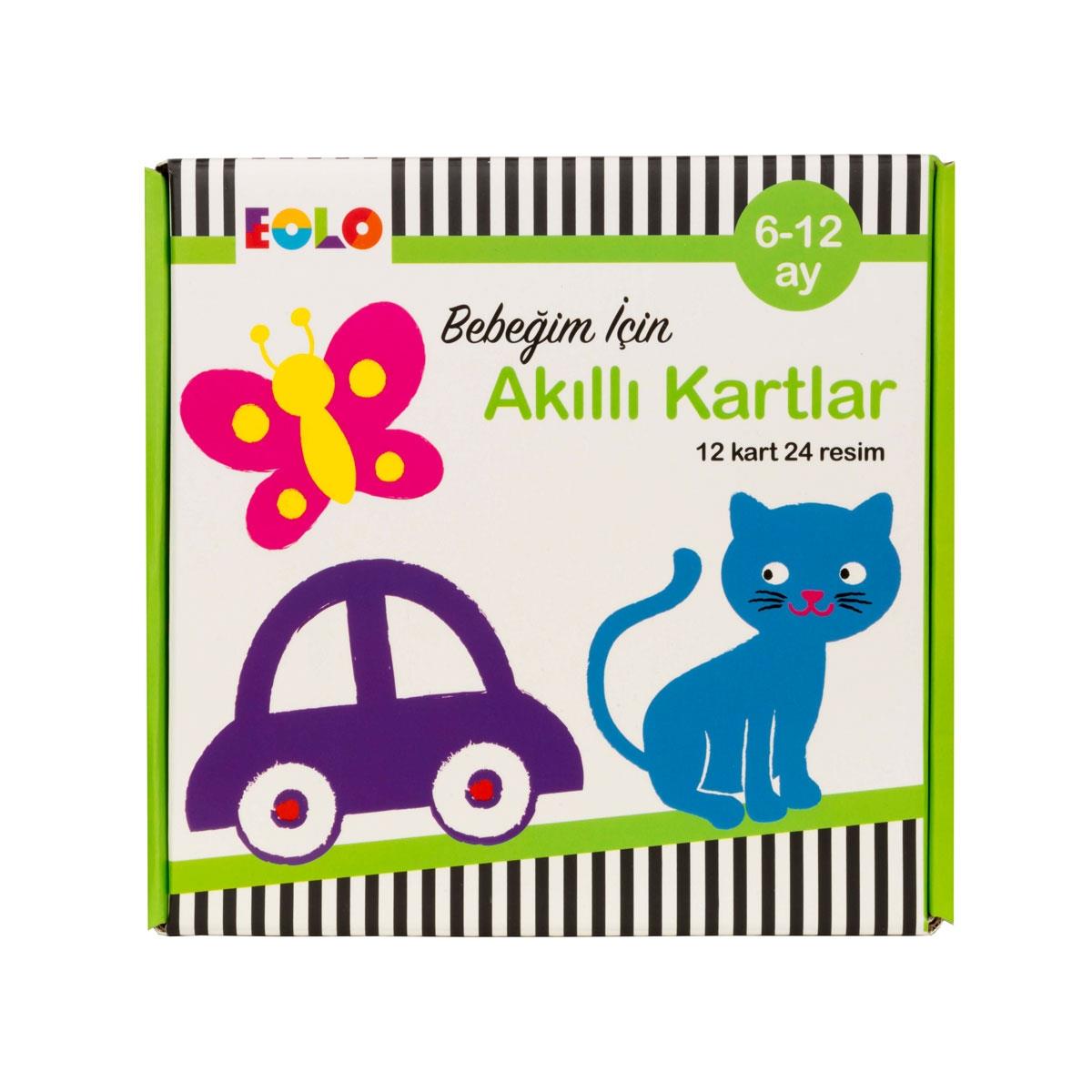 Eolo 6-12 Ay Bebegim Icin Akilli Kartlar 12 Kart 24 Resim