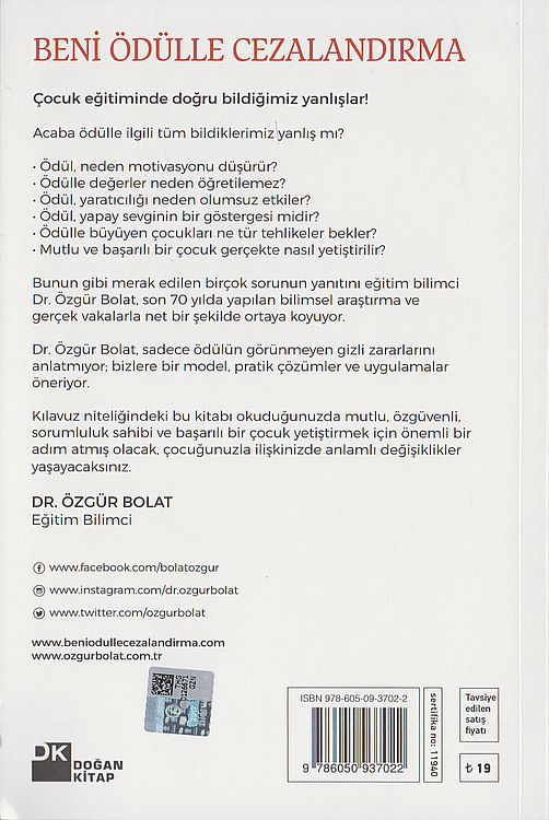 Beni Ödülle Cezalandirma