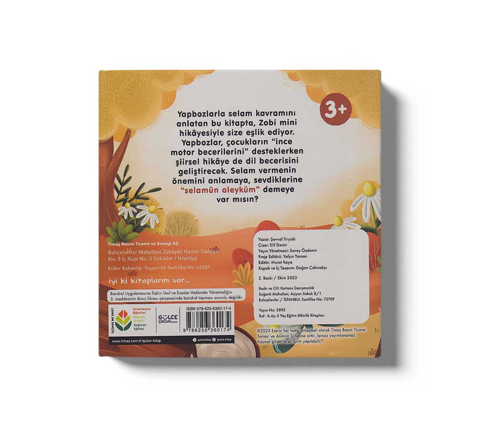Meraklı Zebra Selamlaşmayı Öğreniyor / Yapbozlu Kitap 2