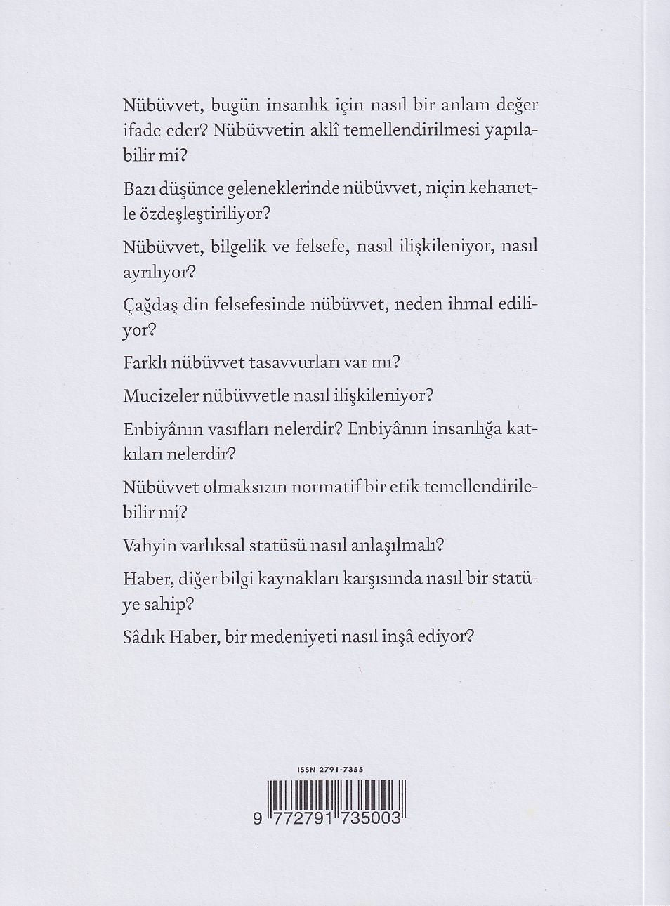 Teklif Dergisi Sayı: 27;Nebî ve Haber