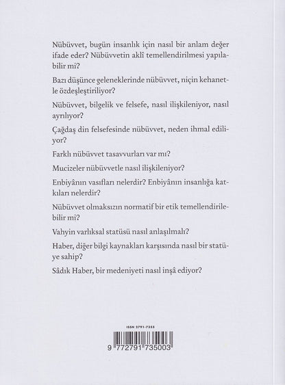 Teklif Dergisi Sayı: 27;Nebî ve Haber