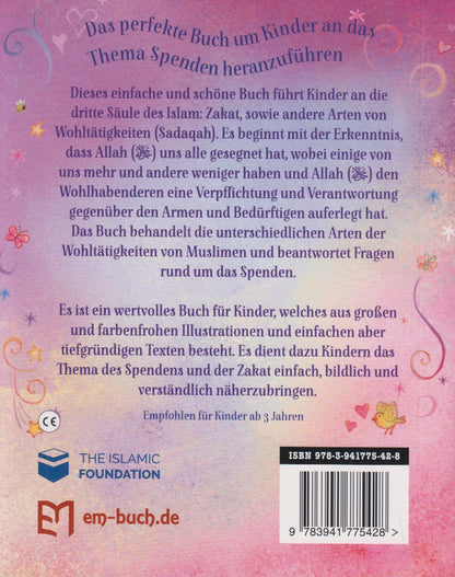 Mein erstes Buch über das Spenden Lehren für kleine Kinder
