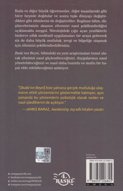 Buda'nın Beyni; Mutluluk, Sevgi ve Bilgelik Üzerine Nörobilimsel Bir İnceleme