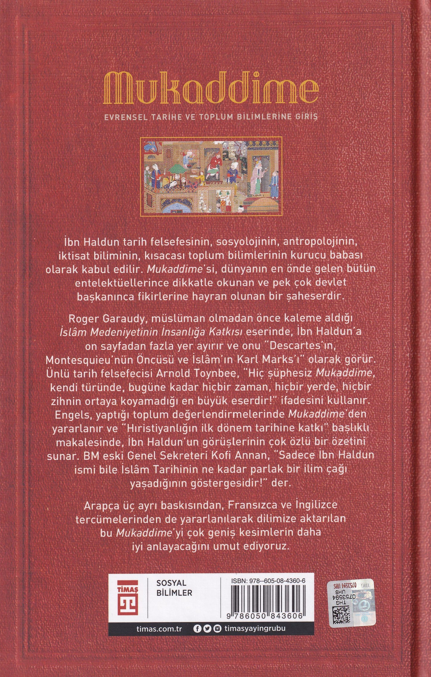 Mukaddime & Evrensel Tarihe ve Toplum Bilimlerine Giriş