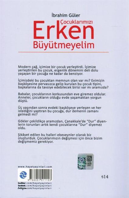 Cocuklarimizi Erken Büyütmeyelim