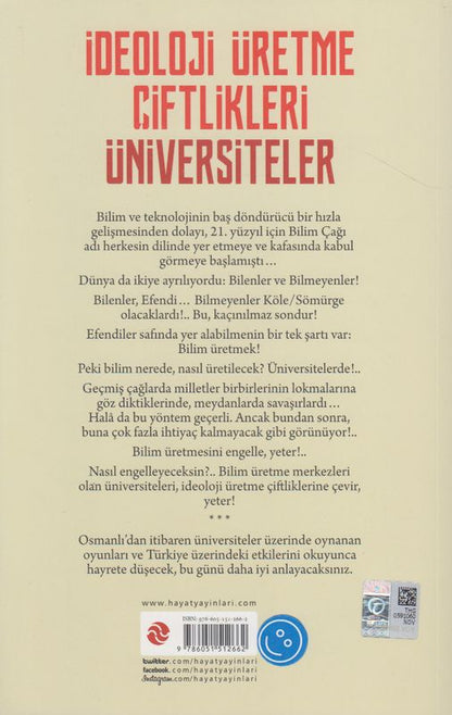 Ideoloji Üretme Ciftlikleri Üniversiteler