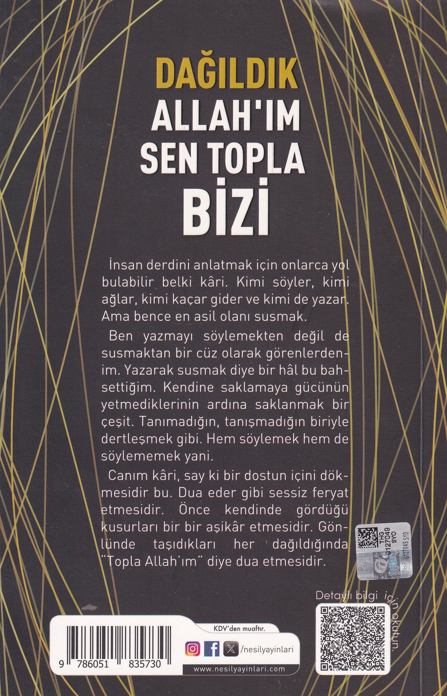 Dagildik Allahim Sen Topla Bizi
