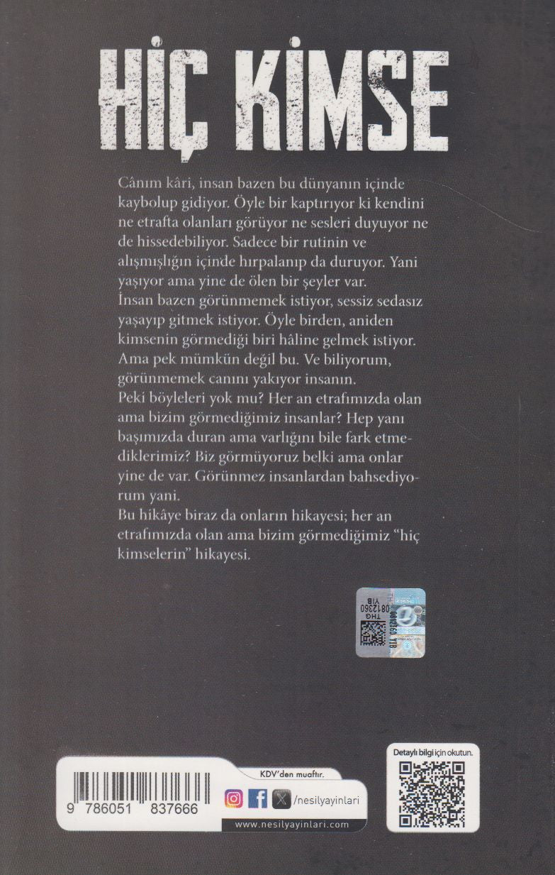 Hiç Kimse Insan Kaybettikleri Kadardir...