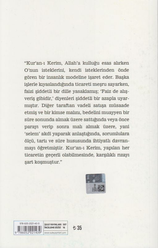 Medeni Surelerde Islam Ekonomisi Temel Kavramlar Ve Ilkeler