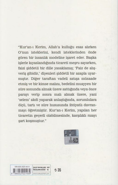 Medeni Surelerde Islam Ekonomisi Temel Kavramlar Ve Ilkeler