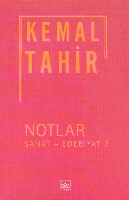 Notlar Sanat Edebiyat 2