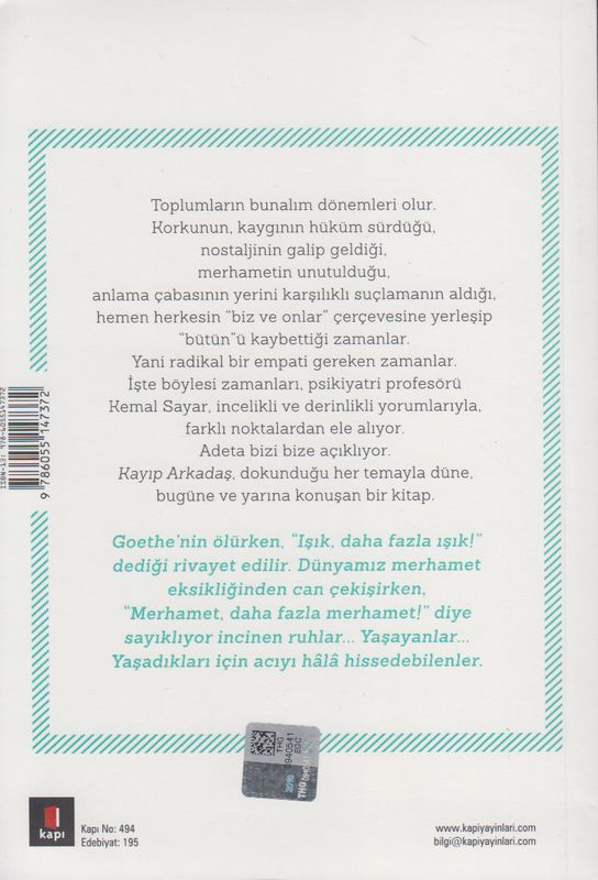Kayip Arkadas Düsman Kayip Arkadastir