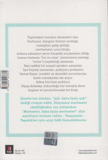 Kayip Arkadas Düsman Kayip Arkadastir