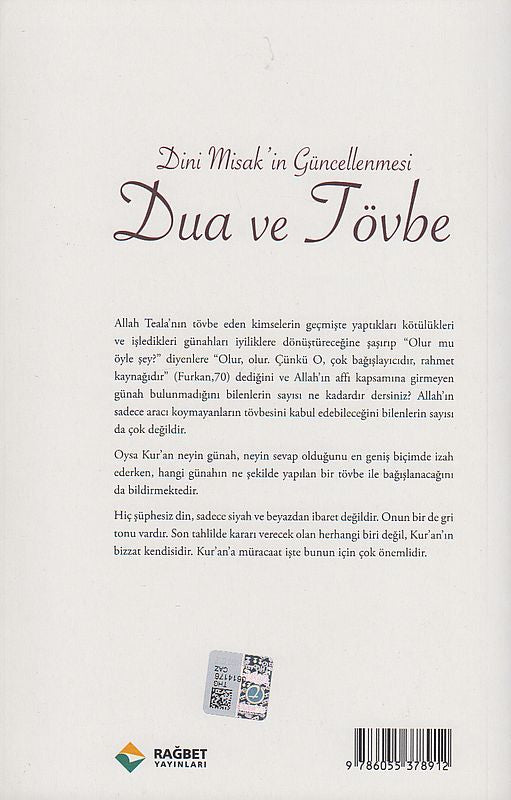 Dini Misakin Güncellenmesi Dua Ve Ve Tövbe