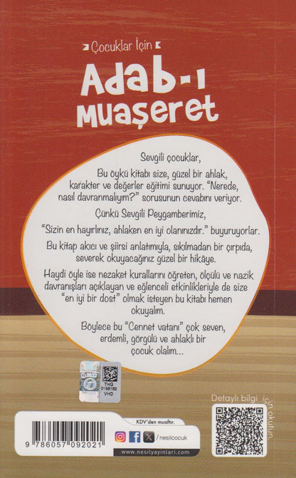 Çocuklar İçin Adab-ı Muaşeret