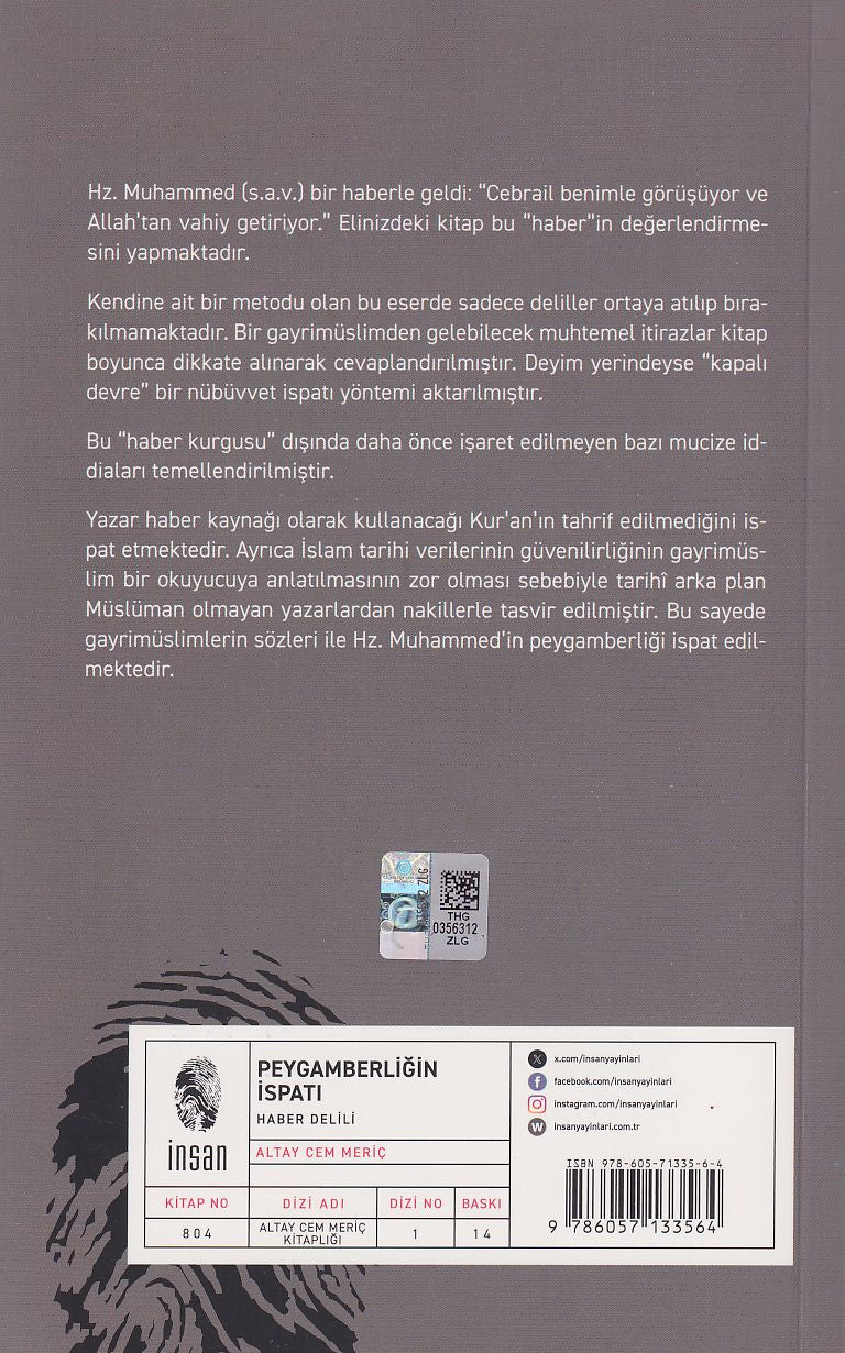 Peygamberliğin İspatı Haber Delili