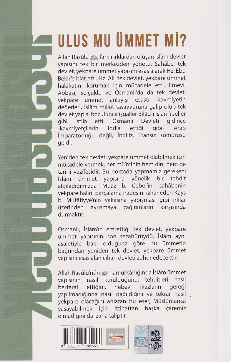 Ulus Mu Ümmet Mi?