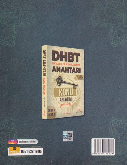 2026 DHBT Tafsilat Konu Anlatımlı Hazırlık Kitabı