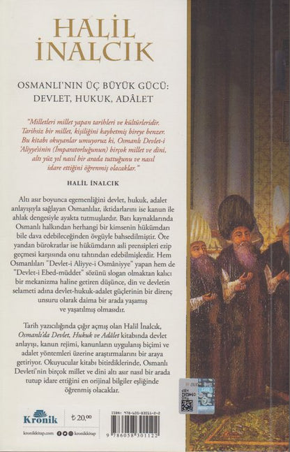 Osmanlida Devlet Hukuk Ve Adalet