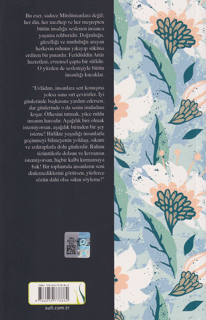 Pendname Öğütler Kitabı Feridüddin Attar