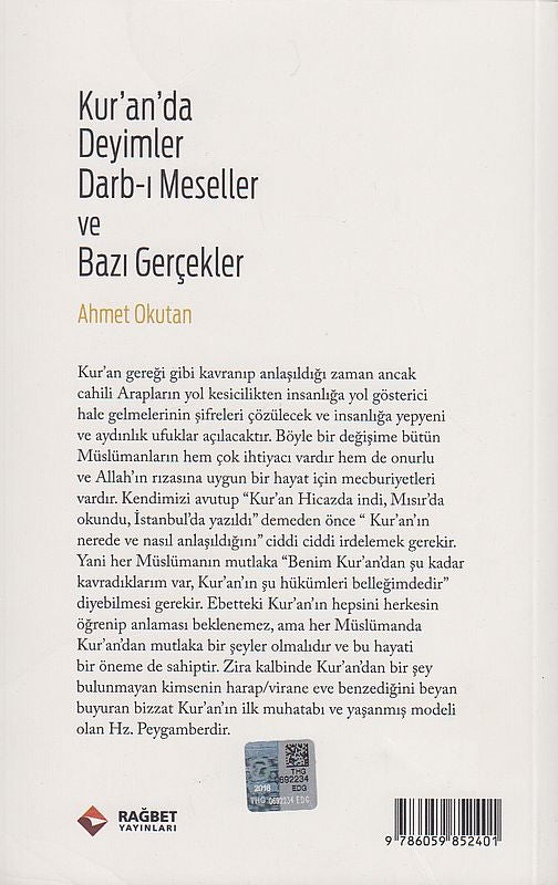 Kuranda Deyimler Darb-I Meseller Ve Bazi Gercekler