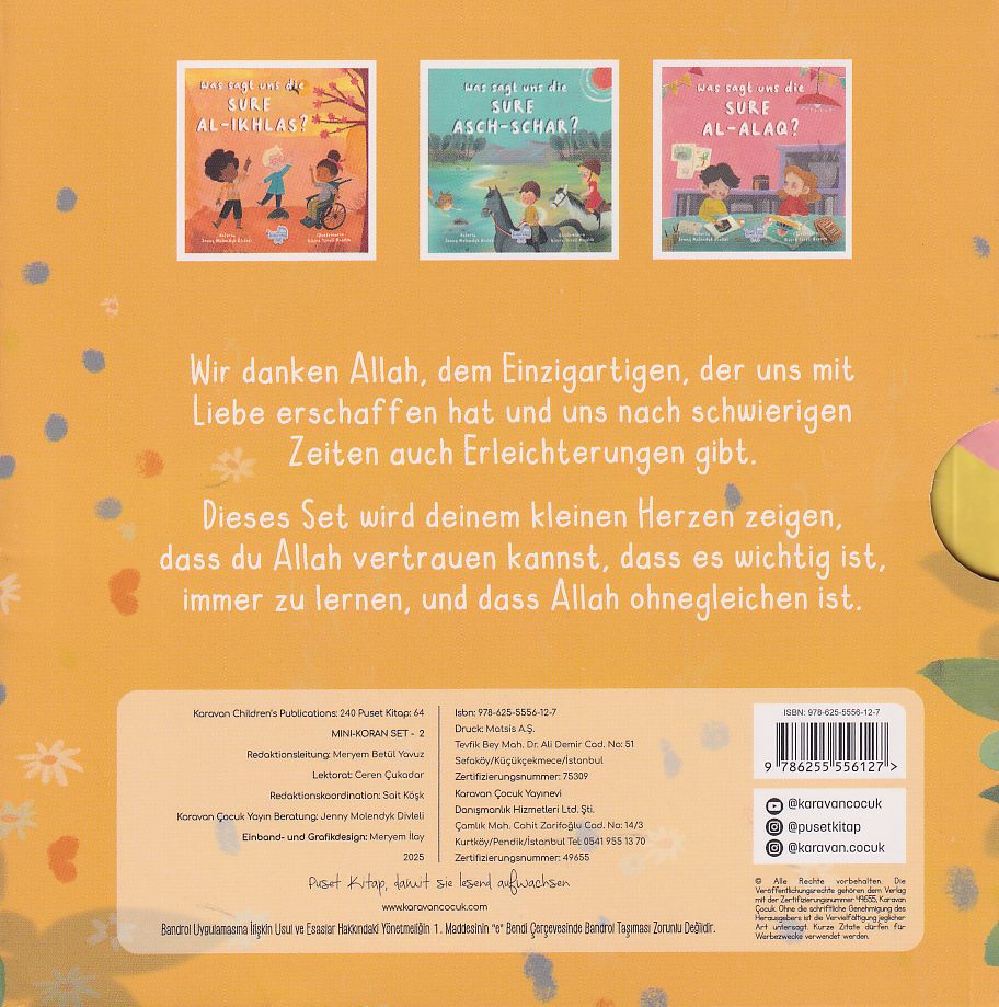 Mini Koran Set-2;Almanca Mini Meal Seti 2 (3 Kitap)
