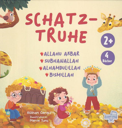 Almanca Hazine Sandığı (4 Kitap - Ciltli)