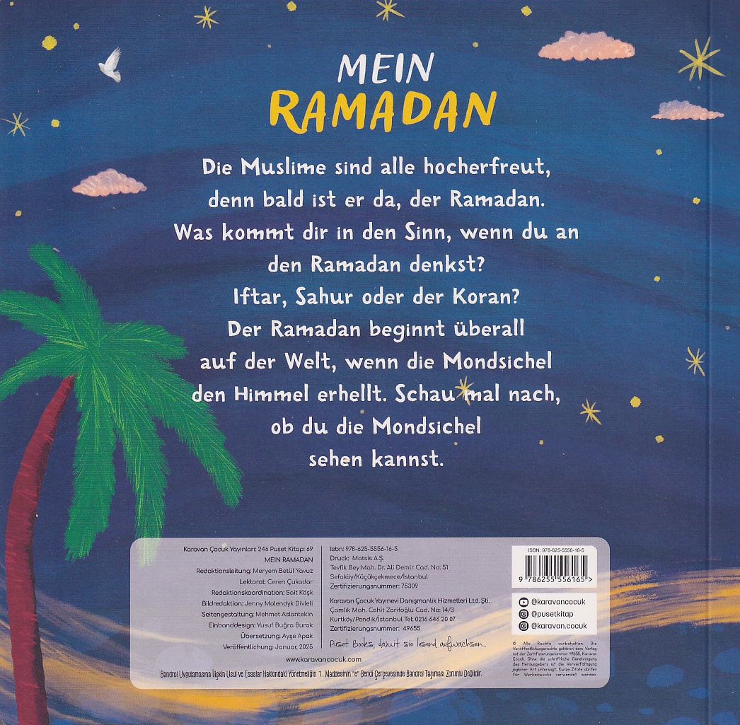 Mein Ramadan “Almanca Benim İçin Ramazan”;(Pencereli Kitap)