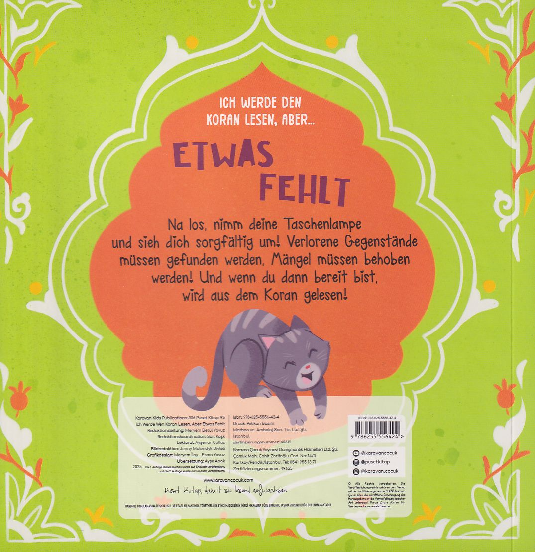 Ich werde den koran lesen, aber etwas fehlt, Kur'an Okuyacağım Ama Bir Şey Eksik