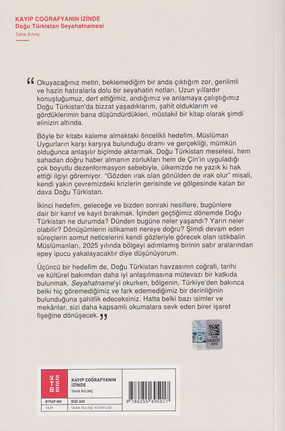 Kayıp Coğrafyanın İzinde: Doğu Türkistan Seyahatnamesi