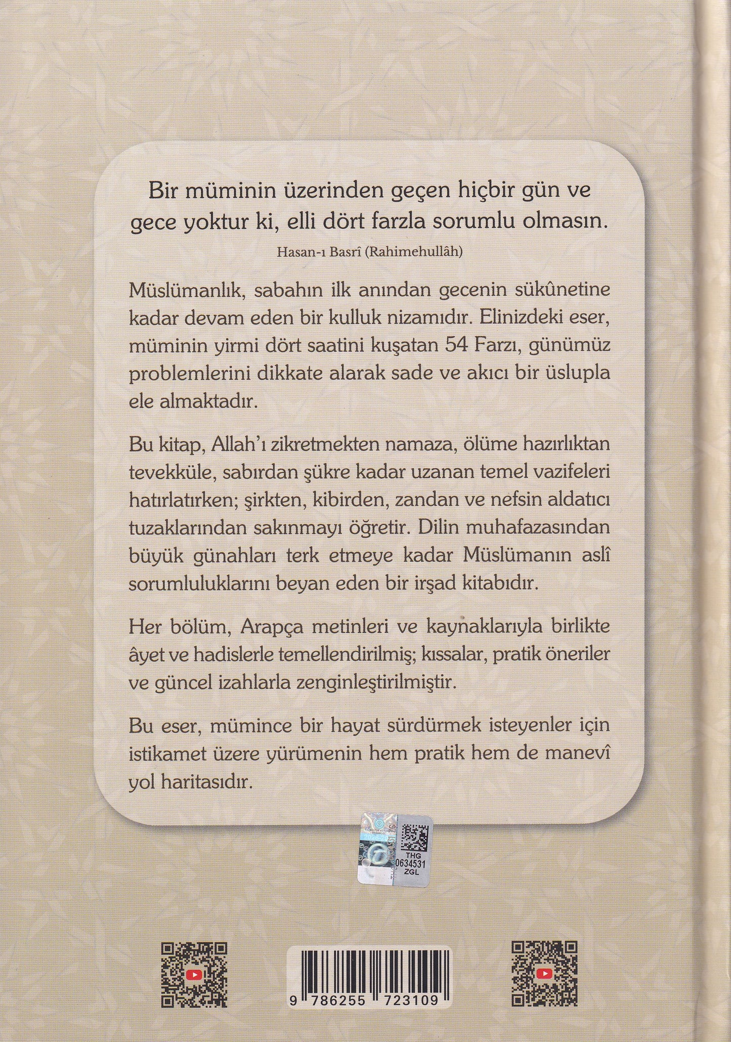 54 Farz Sohbetleri (Ciltli)