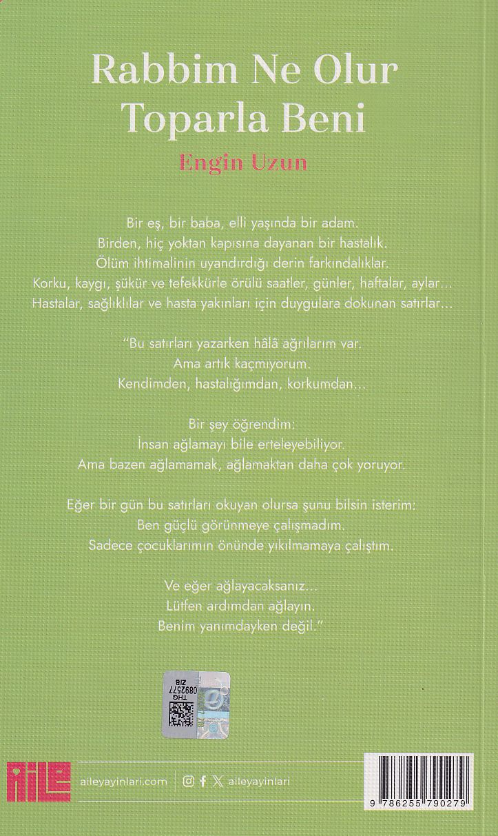 Rabbim Ne Olur Toparla Beni