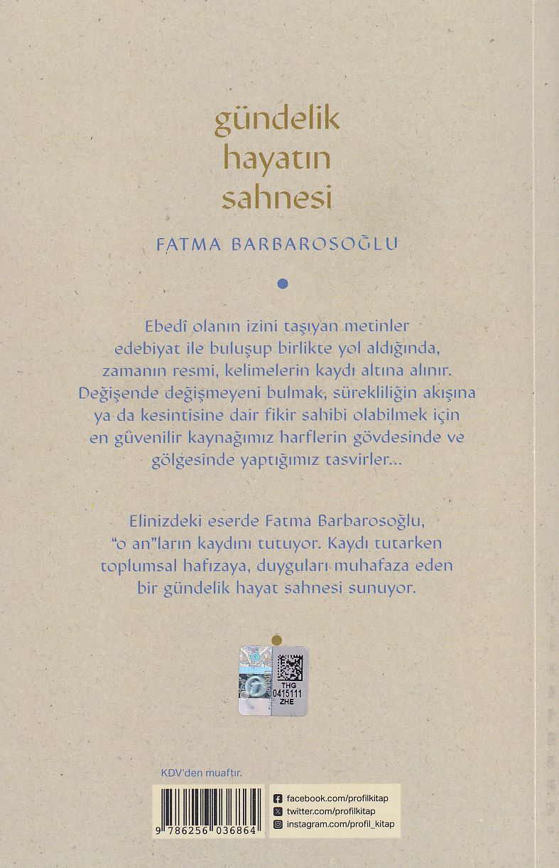 Gündelik Hayatın Sahnesi