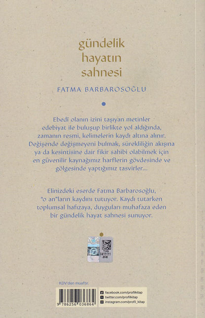 Gündelik Hayatın Sahnesi