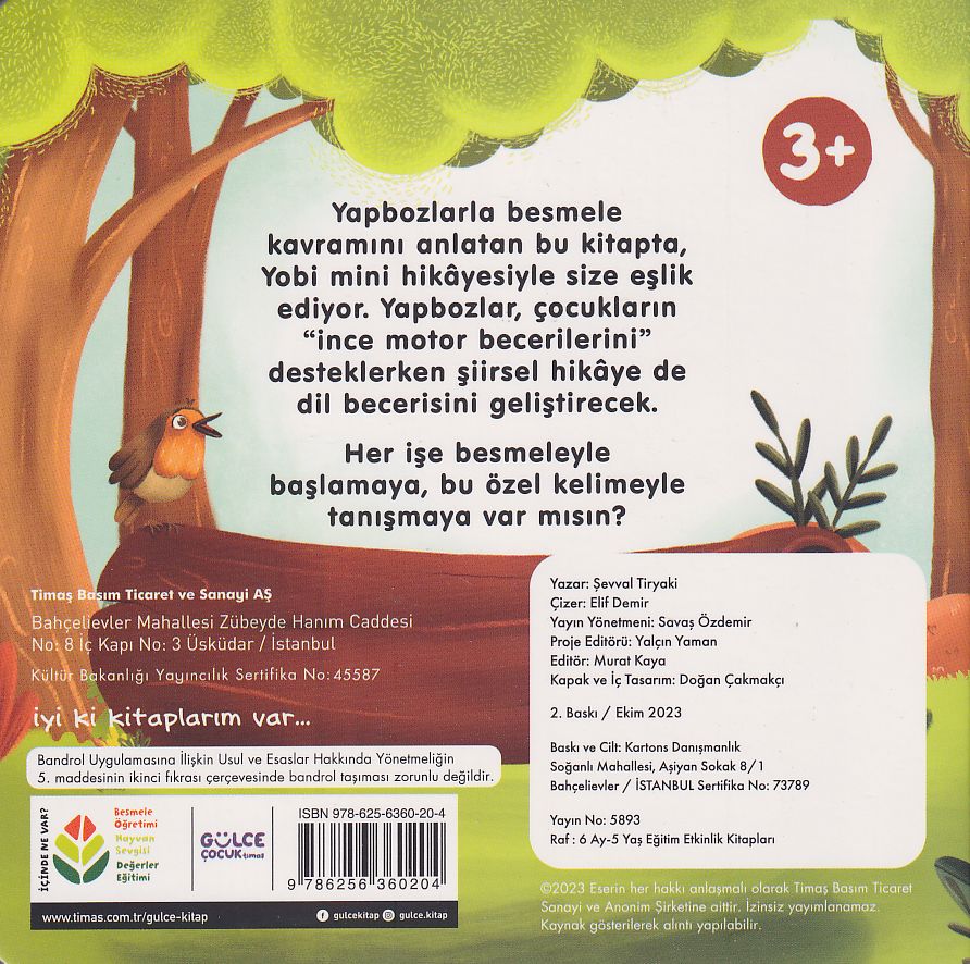 Yobi Besmeleyi Öğreniyor / Yapbozlu Kitap 1