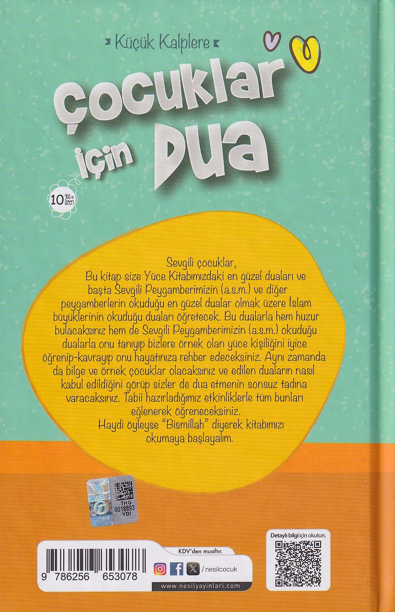 Cocuklar İçin Dua