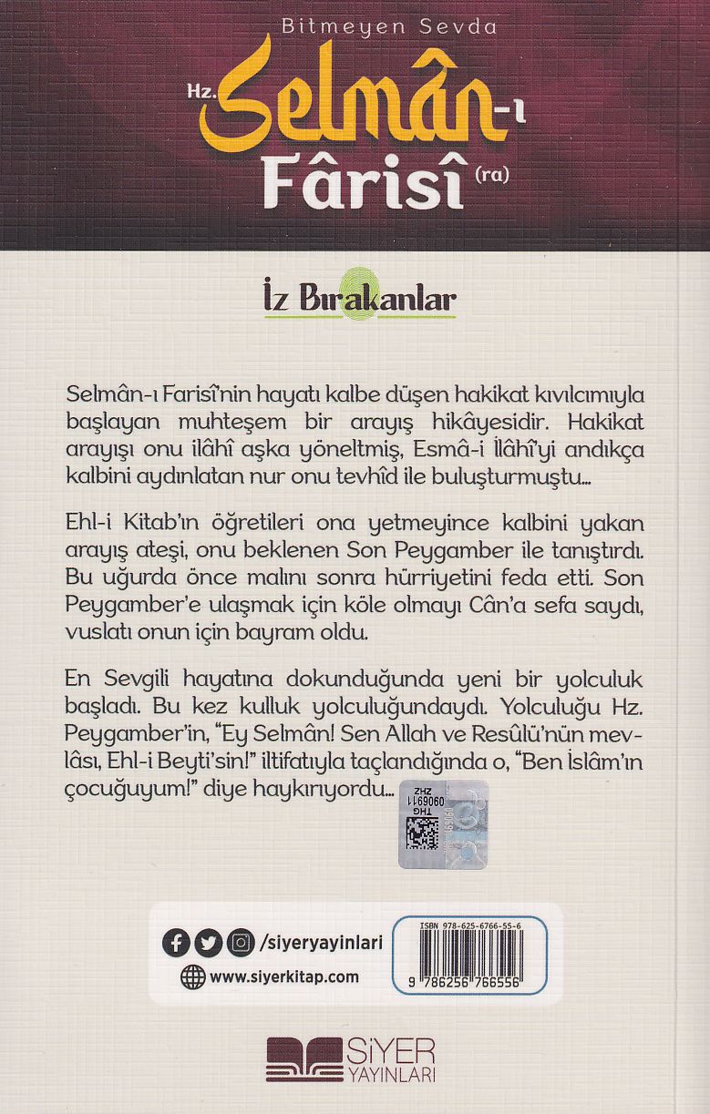 Bitmeyen Sevda Hz. Selman-ı Farisi (ra)