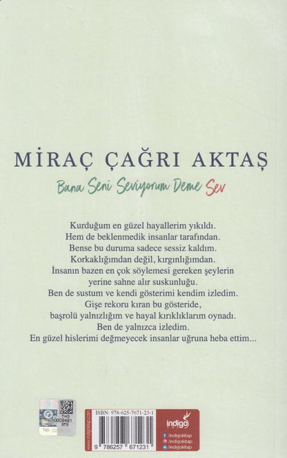 Bana Seni Seviyorum Deme Sev