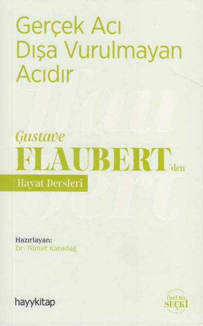 Gerçek Aci Disa Vurulmayan Acidir Gustave Flaubertden Hayat Dersleri