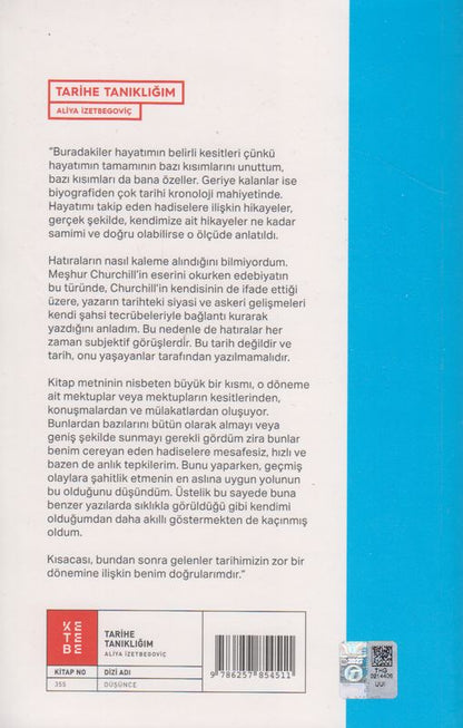 Tarihe Tanikligim - Aliya Izzetbegovic