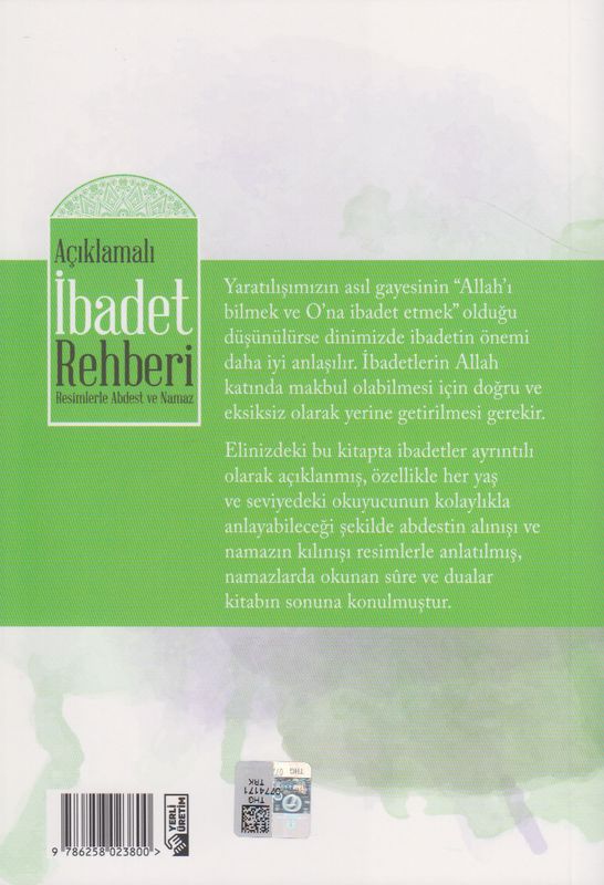 Aciklamali Ibadet Rehberi Resimlere Abdest ve Namaz