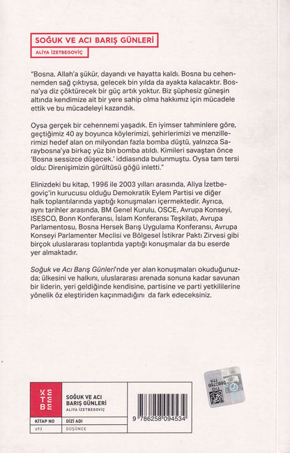 Soğuk ve Acı Barış Günleri