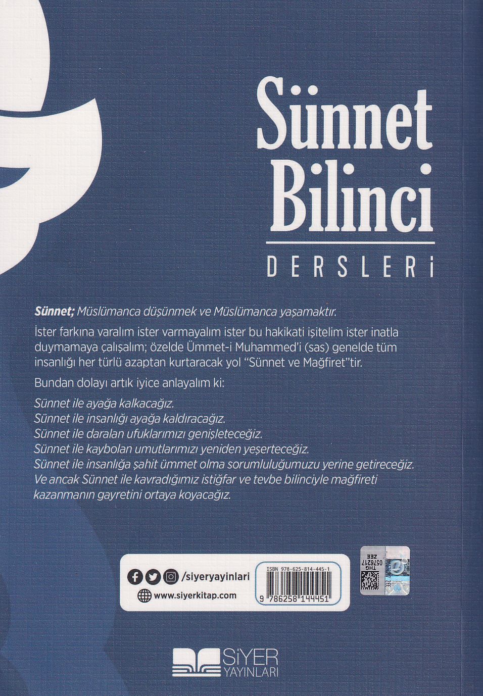 Suffa Meclisleri Sünnet Bilinci Dersleri