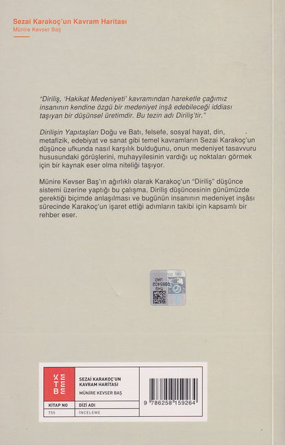 Sezai Karakoçun Kavram Haritası Dirilişin Yapıtaşları